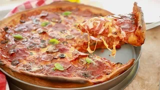 Homemade Deep Dish Pizza - Gemma's Bigger Bolder Baking