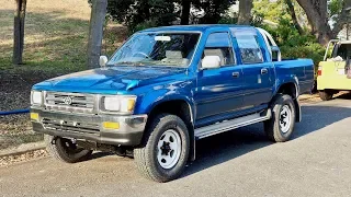 1994 Toyota Hilux Double Cab Pickup Diesel 4x4 5-speed (USA Import) Japan Auction Purchase Review