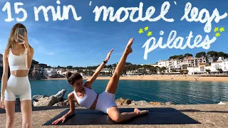 15MIN leg&thigh pilates workout // toned and slim legs // no equipment