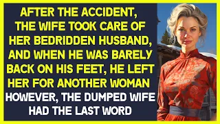 WIFE TOOK CARE OF HER DISABLED HUSBAND. BUT GETTING BACK ON HIS FEET, HE LEFT HER FOR ANOTHER WOMAN