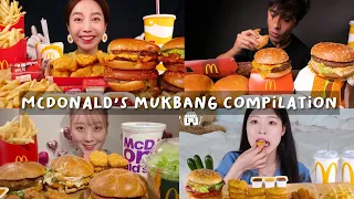 McDonald's mukbang compilation 🍔🍟