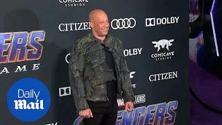 Vin Diesel is cheerful at Avengers: Endgame world premiere