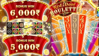 Red Door Roulette 50x Win 😍|| Bonus Win 5k And 6k 🤑|| Big Bet 🔖