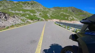 Transalpina with motorcycle, July 2019