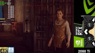 A Plague Tale Innocence Ultra Settings 4K | RTX 2080 Ti OC | i9 9900K 5GHz