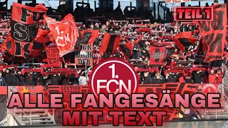 BEST OF ULTRAS FCN | Die besten Fangesänge mit Liedtexten | Teil 1 | BEST OF FCN 1900