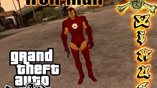 Железный человек в Gta san andreas! Обзор мода "Iron-man" В Гта сан андреас!