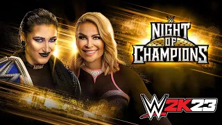 WWE NIGHT OF CHAMPIONS - SmackDown Women's Champion Rhea Ripley vs Natalya