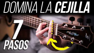 AQUÍ LA SOLUCIÓN los ACORDES CON CEJILLA en GUITARRA! Acorde FA FACIL