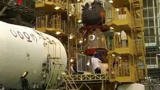 "Союз ТМА-17" на Байконуре. Soyuz TMA-17 in Baikonur.