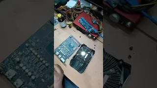 Changing the heat sink paste on a Asus Nvidia GTX 1660 GPU