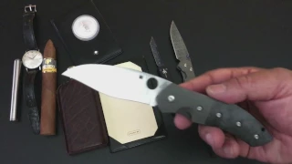 Spyderco Myrtle, Custom Microtech UTX-70, Chris Reeve Sebenza 21 and Microtech Troodon!