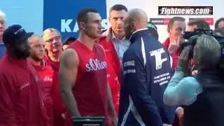 Wladimir Klitschko v Tyson Fury Weigh in, Essen, 27th November 2015