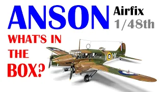 AIRFIX 2022 NEW TOOL AVRO ANSON 1/48 scale - what's in the box? 1080p HD