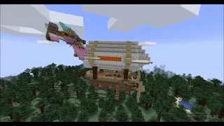 Create Aeronautics Showcase | Small planes are attacking the airship!