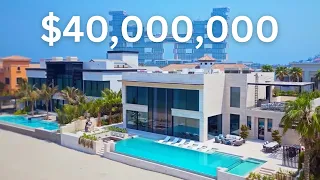 Dubai's $40,000,000 Beachfront Glass Mansion - Pure Luxury!