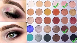 Бордово-розовый макияж с палеткой MORPHE x JACLYN HILL