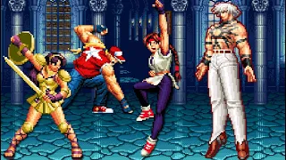 The King of Fighters Beat 'Em Up (OpenBoR) All Bosses (No Damage)