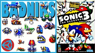 Getting to Know the Badniks from Sonic 3 (Mega)