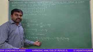 Solve Harmonic Analysis of period 2L using calculator fx991ES | Short cut to find Harmonic Analysis