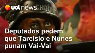 Vai-Vai: Deputados pedem que Tarcísio e Nunes punam escola com bloqueio de verbas