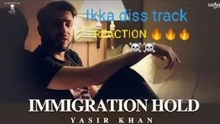 Immigration hold reaction | ikka diss track | bohemia | yasir khan ft j hind | KDM | rap song | saga