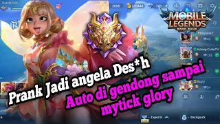 Prank pura-pura jadi cewek mobile legends User Angela des*h