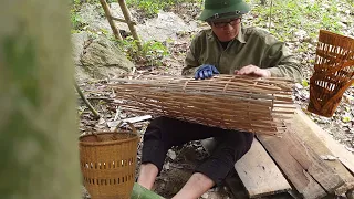 Making bamboo crafts - Harvest Upland Vegetables  - Gardening  | KIEN daily life