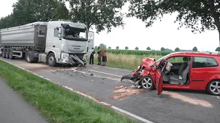 Tödlicher Unfall auf B214 bei Wetschen