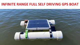 Infinite Range Autonomous GPS Boat