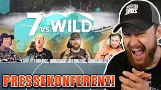 Genau mein Humor!😂😂 7 vs. Wild PRESSEKONFERENZ | Fritz Meinecke reagiert