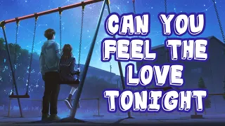 [5K SUBS SPECIAL] Nightcore - Can You Feel The Love Tonight (Lyrics)