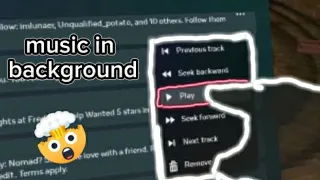 How to play music in the background with the new update! (Quest 2)