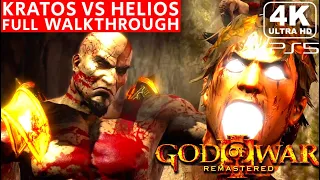 God of War 3 Remastered Helios Boss Fight Full Gameplay Walkthrough Longplay 4K 60 FPS Ultra HD