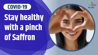 COVID - 19 Stay healthy with a pinch of Saffron