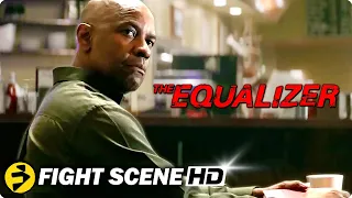 THE EQUALIZER | Diner Fight Scene | Denzel Washington