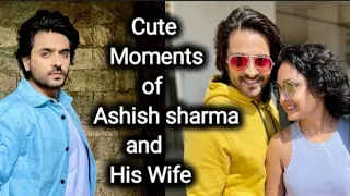 Cute Moments of Ashish Sharma and His Wife