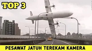 TOP 3 ! Tragedi Kecelakaan Pesawat Terekam Kamera - Masa sih ?