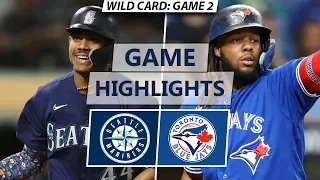 Seattle Mariners vs. Toronto Blue Jays Highlights | Wild Card Game 2