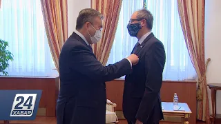 Орден «Достық» вручили послу Швейцарии в Казахстане