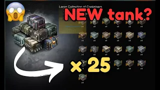 OPENING "LARGE COLECTION OF CONTAINERS"  - WORTH OR SCAM? #wotblitz #insane