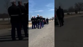 Dad military honors burial at Arlington National Cemetery. Full pro video t.k. This was cell video.