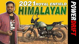 2021 Royal Enfield Himalayan First Look | Quite the Tripper | PowerDrift