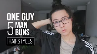 Man Bun - Mens Long Hairstyle Tutorial