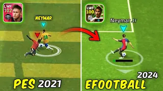 NEYMAR from PES 2021 to eFootball 2024 - Best Evolution