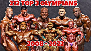 ALL 212 MR. OLYMPIA WINNERS / 2008 - 2022