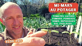 On sème les tomates et bien d'autres cultures - VLOG POTAGER #05 - Saison 2024