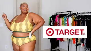 TARGET SWIMWEAR TRY ON HAUL // PLUS SIZE & CURVY // SIZE 3X // MISSJEMIMA #MJSWIMTOUR