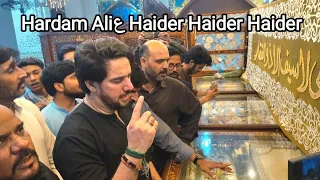 Hardam Aliع Haider Haider Haider || Syed Farhan Ali Waris || Qadam Gah /2024