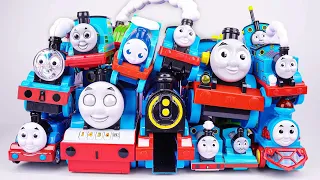 8 Minutes Satisfying with Unboxing Thomas & Friends Blue & Red maintenance factory for unique toys